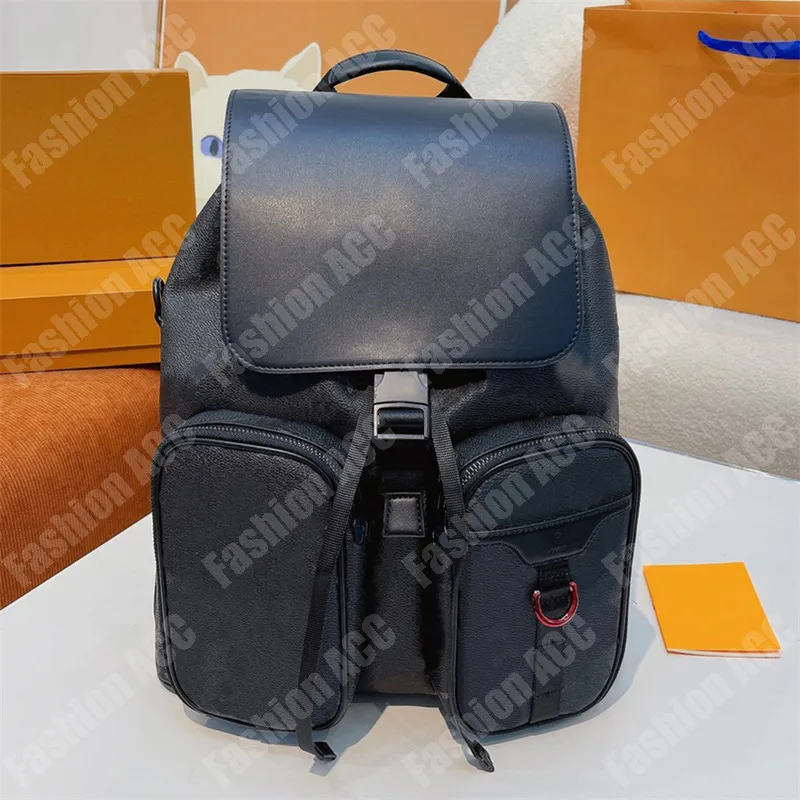 Mochila de diseñador para hombre Moda Mochila de lujo Marca Flores antiguas Mochilas de cuero Mochilas para hombre Bolsos Dos correas de hombro Bolsas