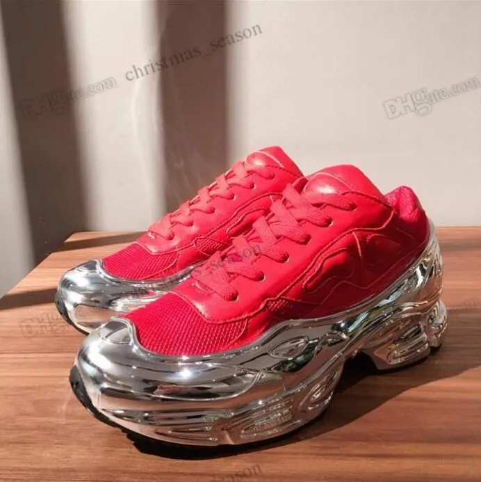 2023 Raf Simons Ozweego Originals High Quality Shock Absorbing Casual Sneakers Unisex Classic Canvas Trainers for Outdoor Sports