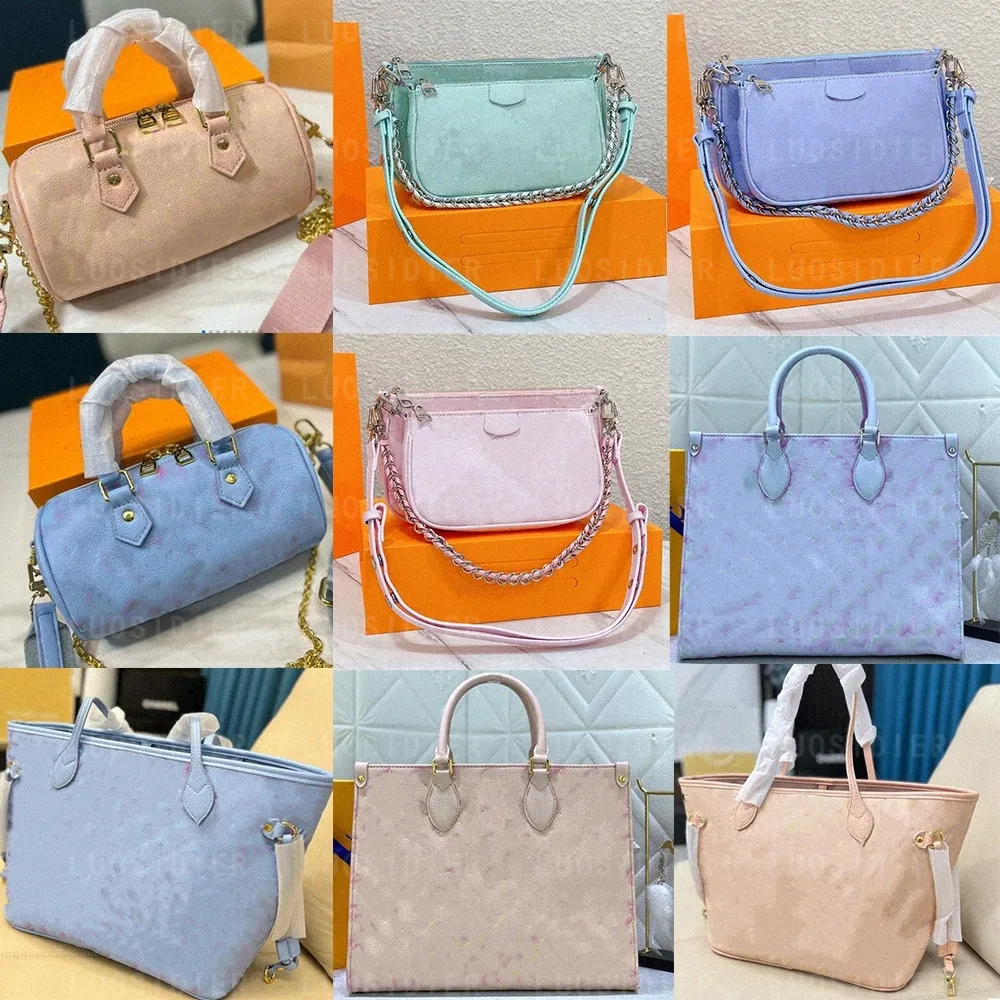 Summer Stardust Empreinte Onthego Bags Genuine Leather Women Nano Pochette Accessoires Luxury Designer Crossbody Purse Messenger Handbag Bag Tote
