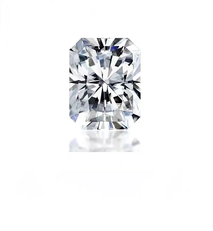 Laboratory Grown Diamonds Emerald Cut, CVD HTHP Synthetic Lab Created
