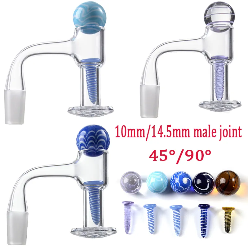 Liquidificador dos EUA Espanha Banger Nails Acessórios para fumar Acessórios sem costura 10mm 14 mm articula