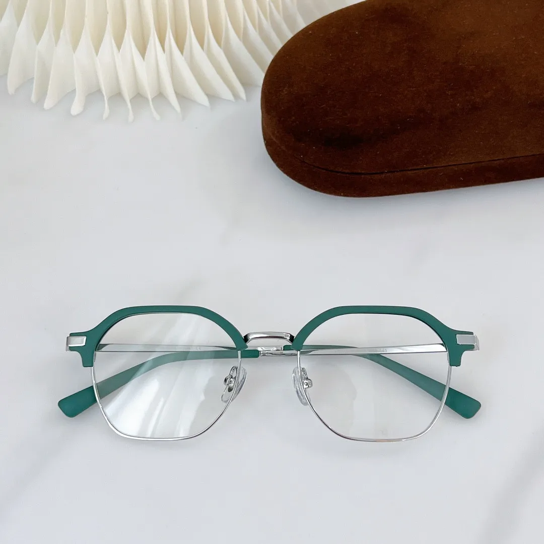 Fashion New Design Yang Men`s Women`s Sunglasses Half Frame Round Frame Glasses Optional FT5613