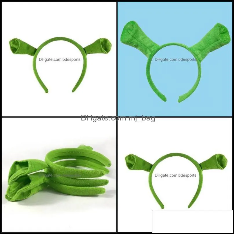 Other Festive Home & Garden Shrek Hairpin Ears Headband Head Circle Halloween Children Adt Show Hair Hoop Costume Item Masquerade Party