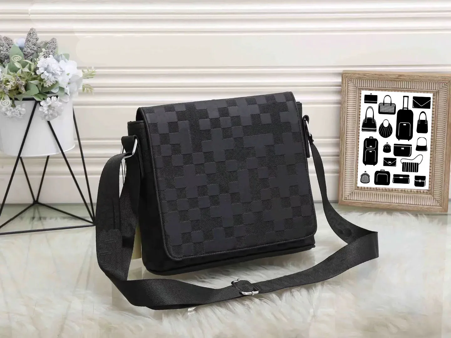 Man Man Torkse Luxurys Designer Dembag Tote Messenger Bags Louisitys viutonitys