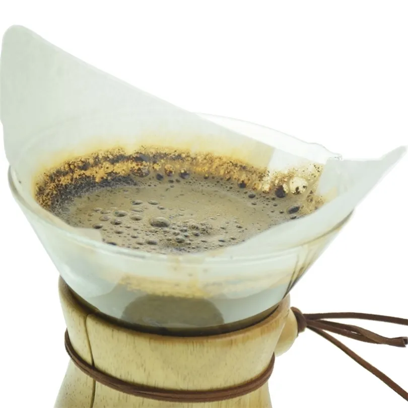 مرشحات الورق الزجاجية الكلاسيكية 3CUPS POT 6CUPS POT FILLOWS Coffee Coffee 40pcs لكل كيس 210326