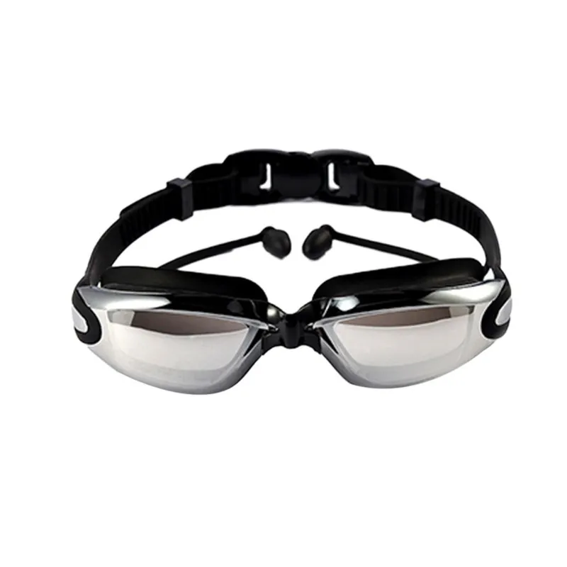 Gafas de natación impermeables de silicona profesional Anti antiebla vasos UV de natación con oídos para hombres Eyewear Sports Water Sports 220520
