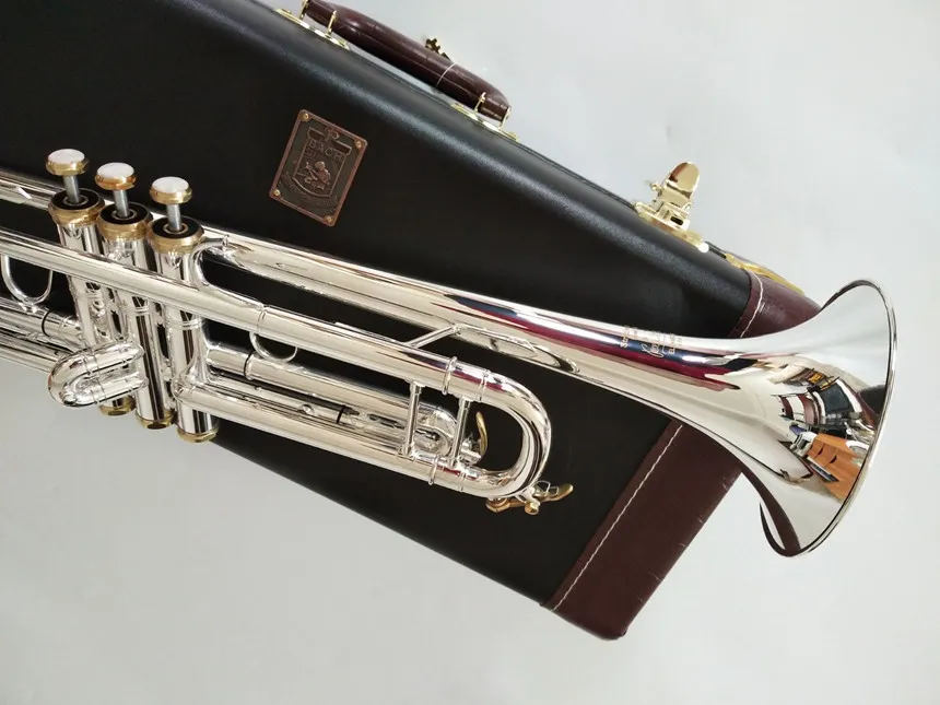 DHgate Stradivarius Top Trumpet LT197S 99 Gold Plated Professional Grade Bb Trumpet Music Instrument Musical Instruments