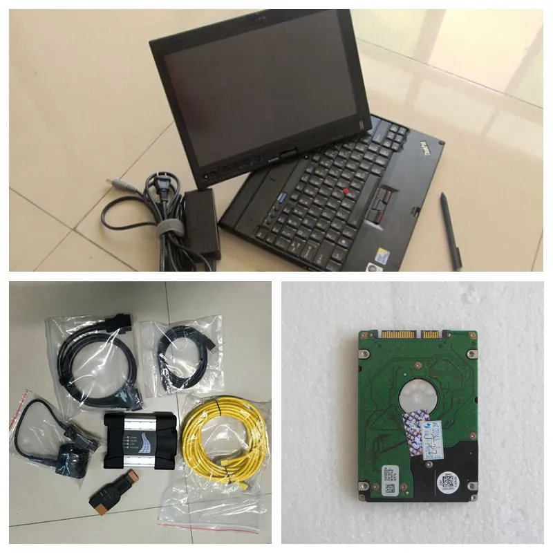 Auto Tool för BMW ICOM Nästa A B C Diagnostisk programmeringsskanner med V2021.12 Expertläge 1TB HDD i X200T Laptop 4G pekskärm Diagnoserad Tablet