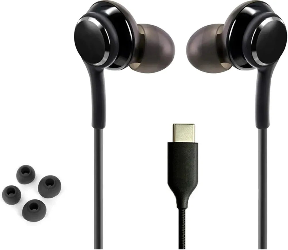 Samsung Galaxy Note 10 Plus S20 Wired Headset Type-Cプラグイヤホン用のUSB Cジャックイヤホンヘッドフォン