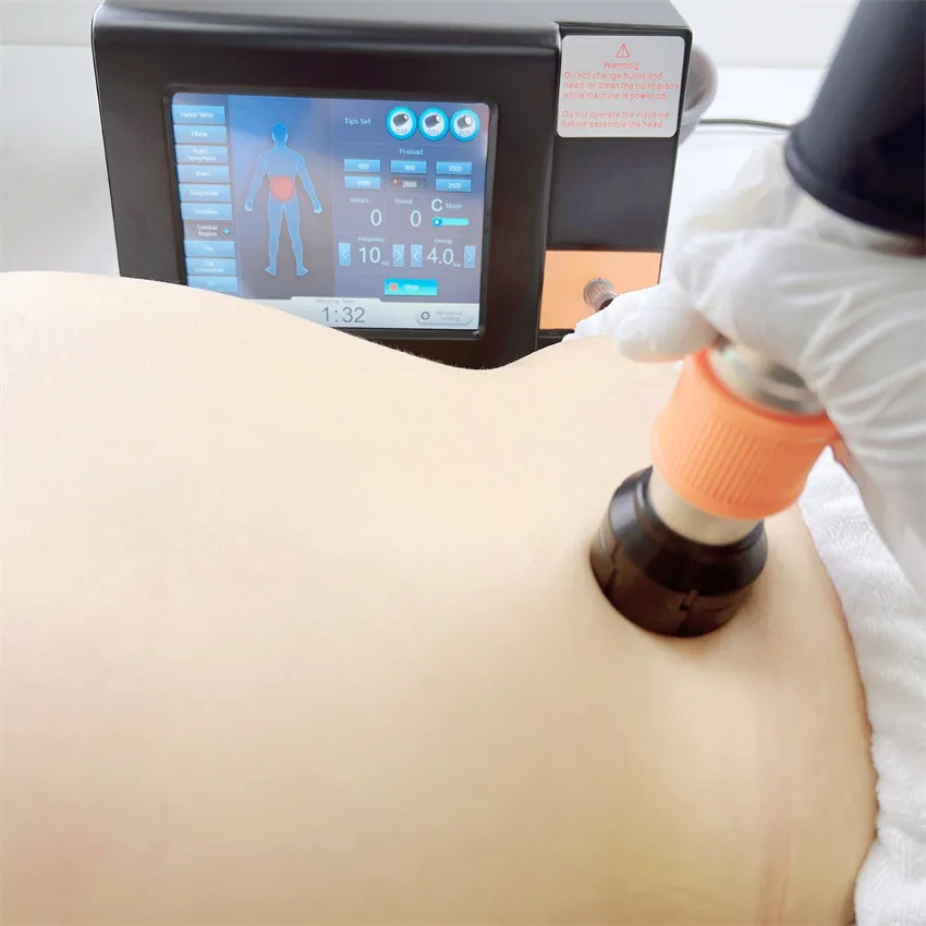 Muscle Relax Machine Shockwave Massager Full kropp hemma ESWT Akustisk våg Fysisk utrustning för ED -behandling