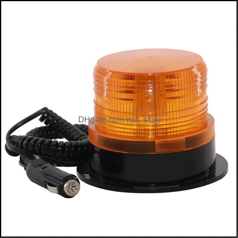 Traffic Light Warning Flash Beacon Emergency Indication LED Lamp Car Rotating Traffice Safety Magnet Ceiling Box Strobe