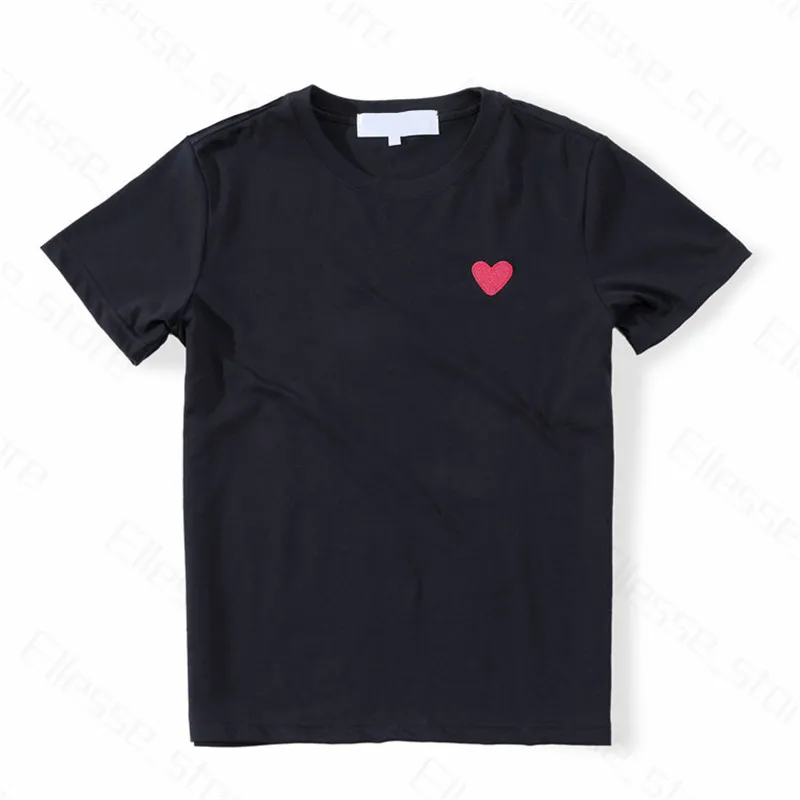 326 T Play Shirts European American Popular Small Mens Red Heart Printing Tshirts Men W shirts