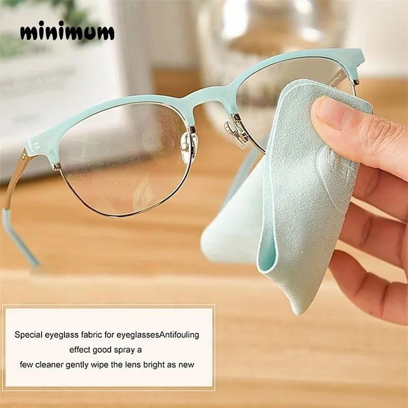 5 pcslots Personnalisé Chamois Lunettes Nettoyant Microfibre Chiffon De Nettoyage Pour Lentille Téléphone Écran Lingettes Lunettes 220812