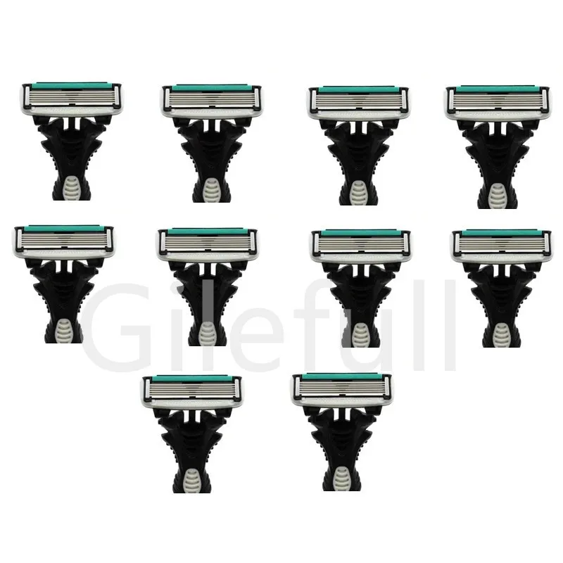10pcs Personal Stainless Steel Safety Razor Blades Men Shaving Original DORCO Pace 6 Layer Blades for Men Shaver 220628