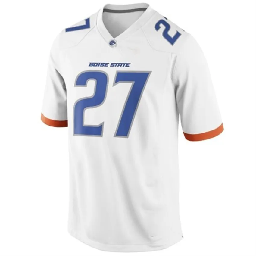Boise State Broncos 27 Jay Ajayi White NCAA Jerseys
