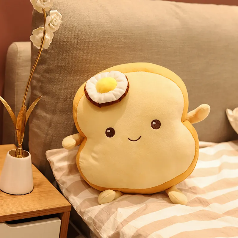 25cm Simulation plush toy custom toast bread long pillow cushion doll Gifts 2290 T2