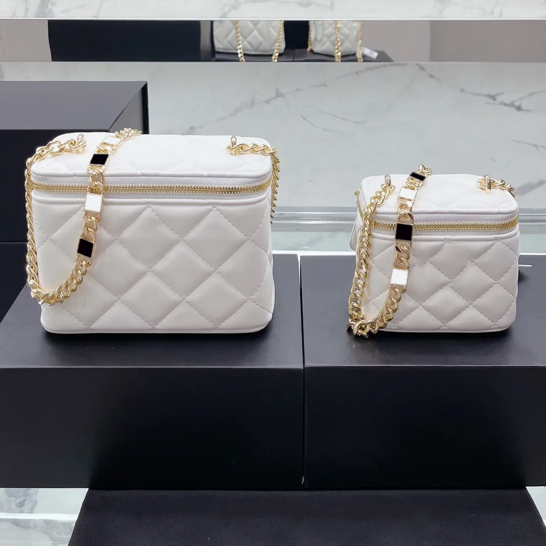 SUNSET SMALL BAG 19 IN BEIGE CALFSKIN GOLD HARDWARE