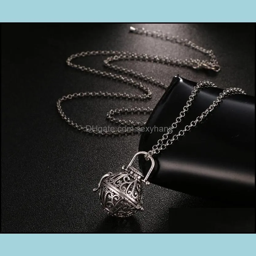 HOT Sale Aromatherapy Diffuser Necklaces Essential Oils Diffuser Necklace Fashion New Locket Pendants Necklace 5 Colors Free SHip