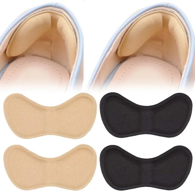 Strumpor Hosiery 1Pairs Skor Insoles Sätt i klackar Skyddsskydd Kvinnor Comfort Heel Liners Pad Osynliga insatser Insole