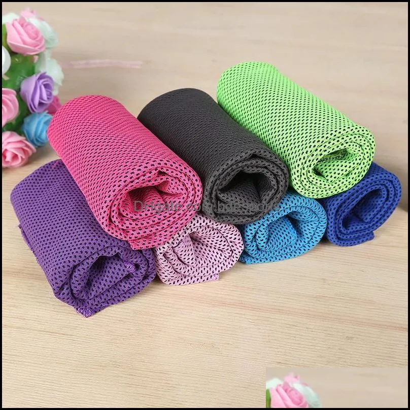 Sports cold towel fast cooling fitness running sweat absorption cooling poor outdoor mountaineering movement wipe towels