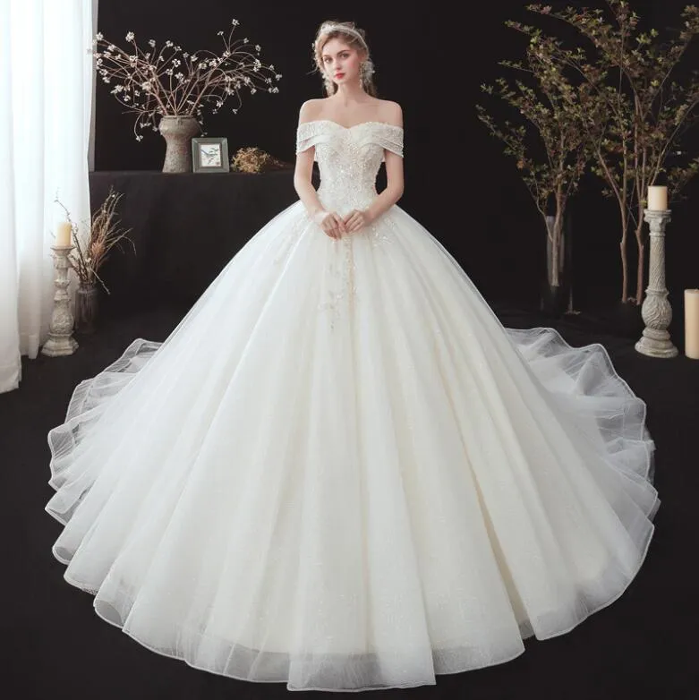 2022 New Bride High-end One-One-Conder Dress Main Wedding Bress