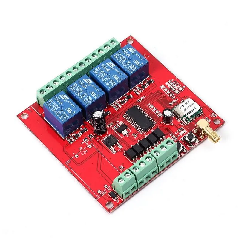 Circuits intégrés DC 9-38V Wifi Relais Commutateur Multicanal Téléphone Mobile Télécommande Réseau Relais Module Avec Antenne Sans Fil Smart Home wk4