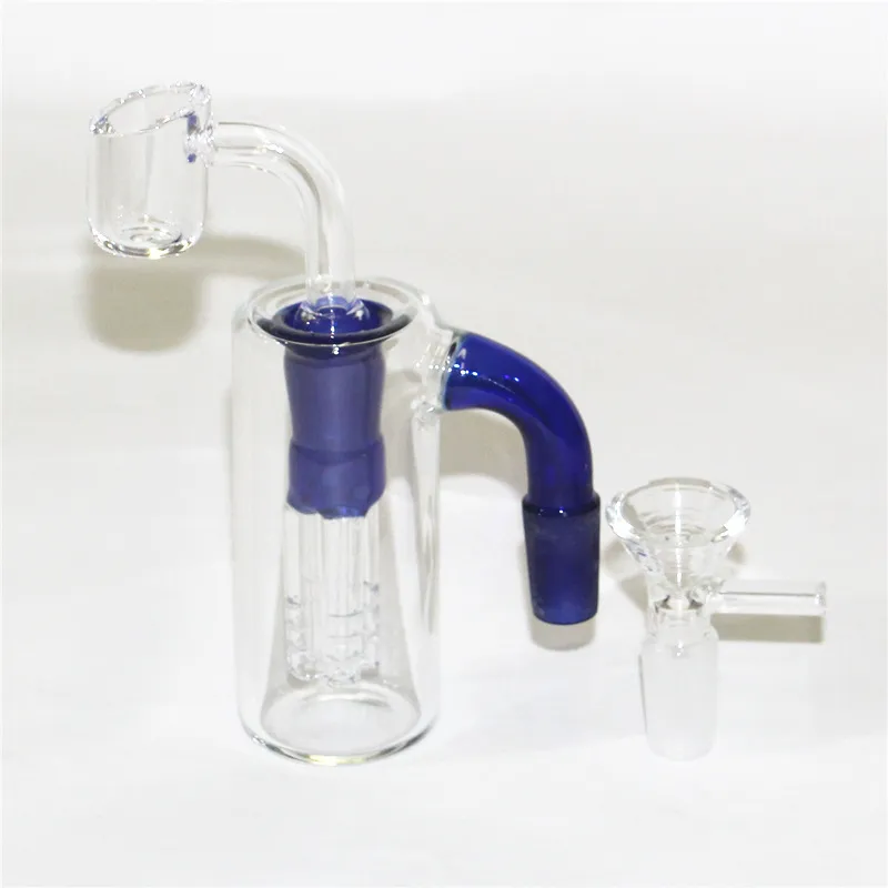 Hookahs Glass Reclaim Catchers Adapters 14 mm Mężczyzna 90 stopni z 4armem Perc Recerc Recercer Dome Paznokcie Adapter łapacza do łapacza do bongów wodnych