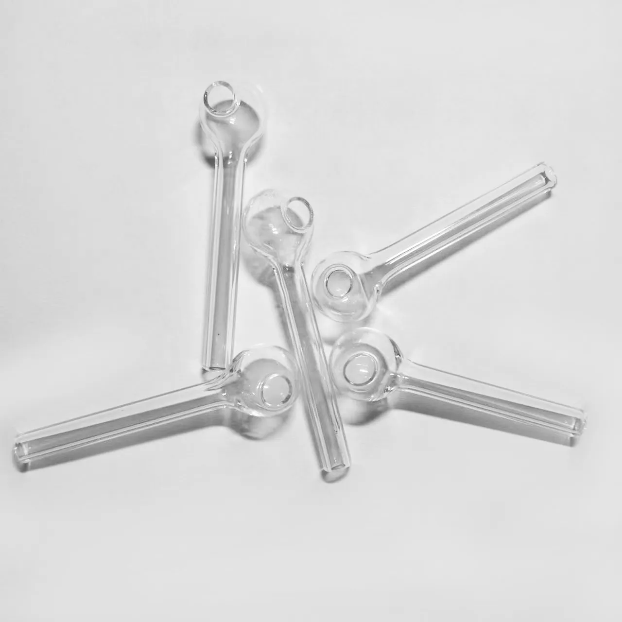 QBSOMK Кальяны Pyrex Стеклянная масляная труба прозрачная качество качества труб прозрачны отличные трубки