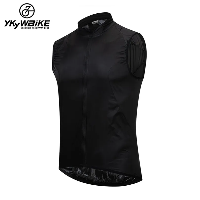 YKYWBIKE coupe-vent cyclisme gilet anti-pluie vélo Sport de plein air QuickDry pluie veste sans manches vêtements 220623