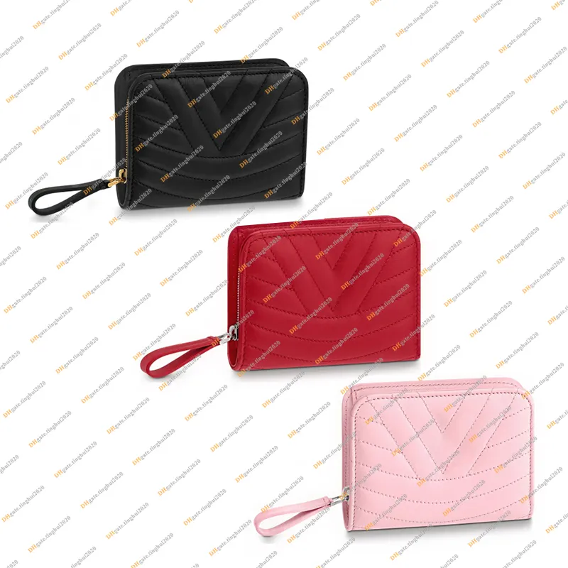 Ladies Fashion Casual Designer Luxury Clutch Bag Credit Card Holder Coin Purse Key Pouch Wallet High Quality TOP 5A M63790 M63791 M63789
