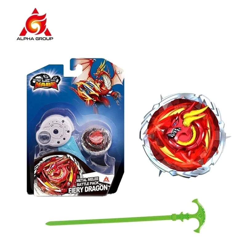 Infinity Nado 5 Crack Series Transforming Metal Metal Crack Spinning Gyro Launcher Spinning Top Kids Toys Beyblade Toy LJ201216