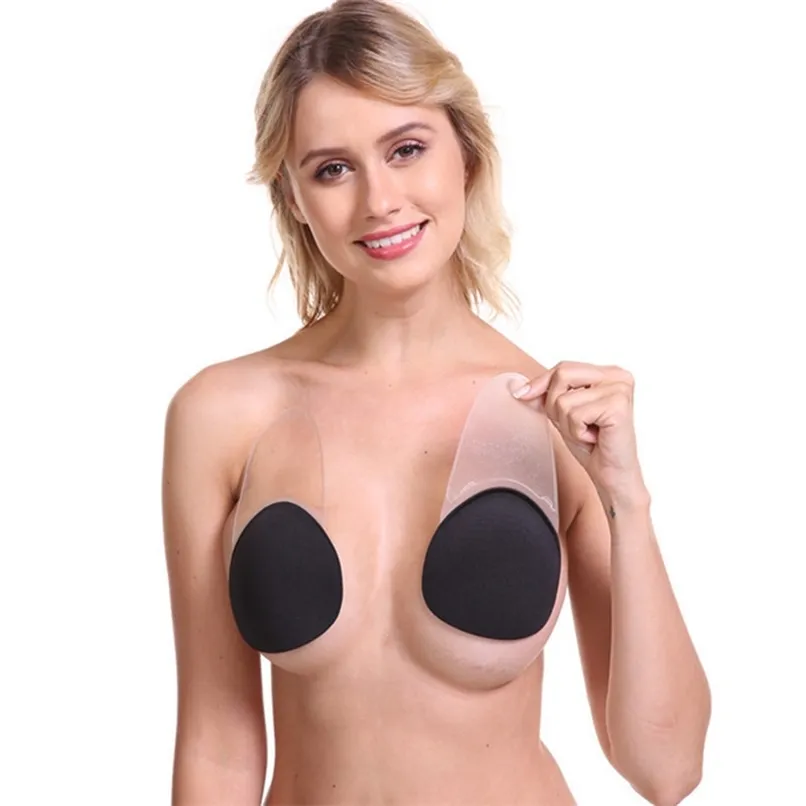 Femmes soutien-gorge collant Push Up mamelon autocollants adhésif Invisible mamelon couverture sutia adesivo mujer femme Accesorios pezoneras mulher 220514