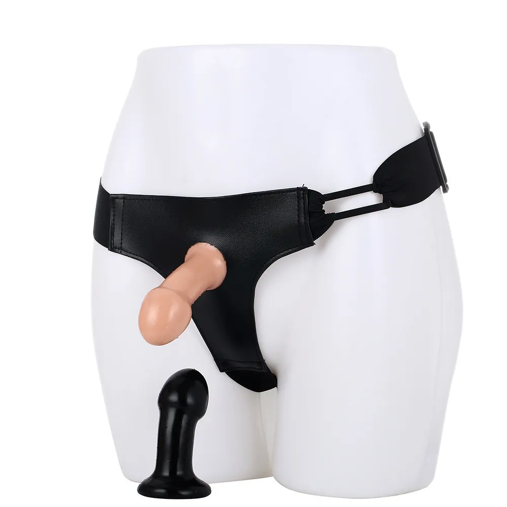 Super petite sangle sur gode G Spot Massage Mini culotte réaliste s pénis artificiel Plug Anal jouets sexy pour femmes hommes