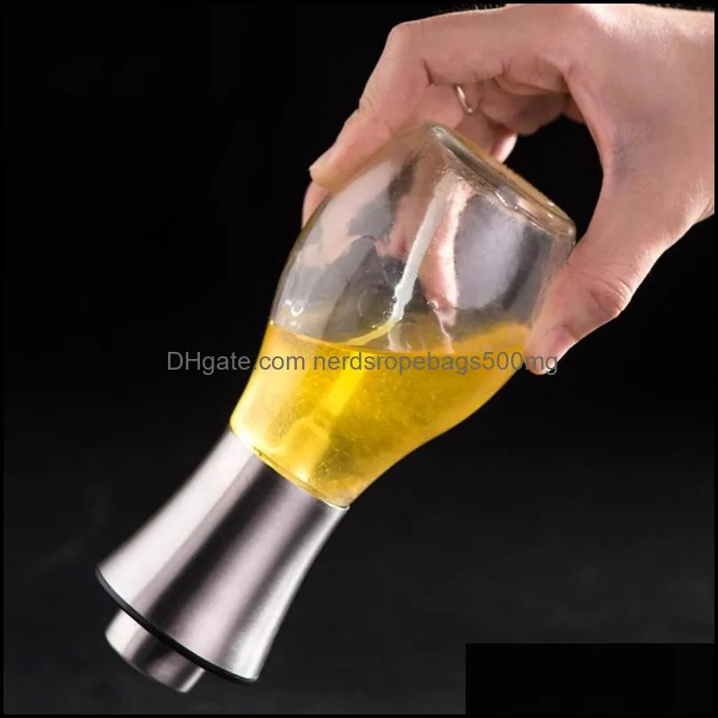 Creative Oil Bottle Tool Soy Sauce Container Olive Oil Vinegar Seasoning Spray Leakproof Easy Cleaning Kitchen RRB15006