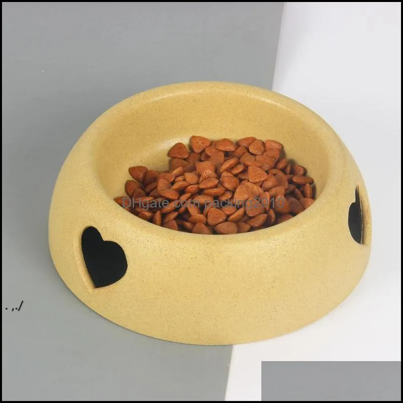 Hundenäpfe Feeder Supplies Pet Home Garden Cat Bowl Kreative schöne Mode hängende Design Futter Feeder Wasser Produkt Pad11075 Drop Deliver