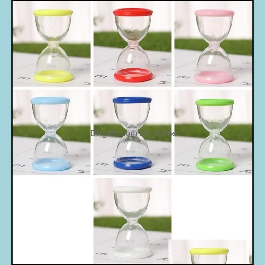 Creative Plastic Wedding Candy Packaging Bottles Hourglass Shape Multi color Storage Transparent Box