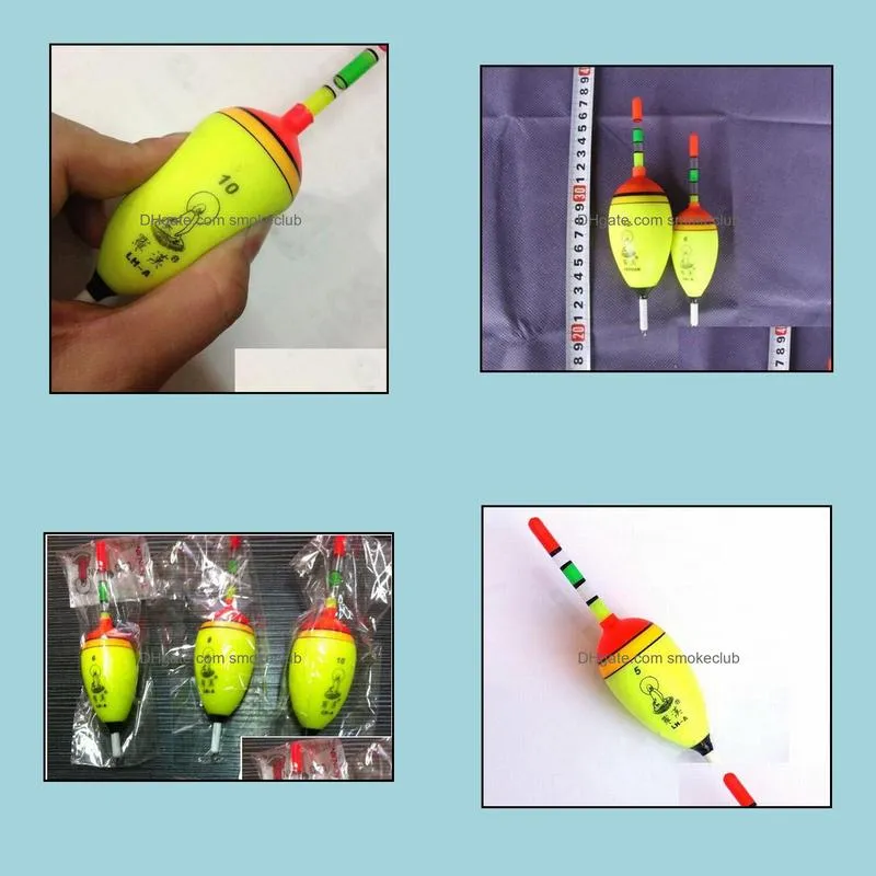 Hot 10-12PCS EVA Awa Floats Fishing float drift awa 1-10# Software material, resistant to squeeze! High quality!
