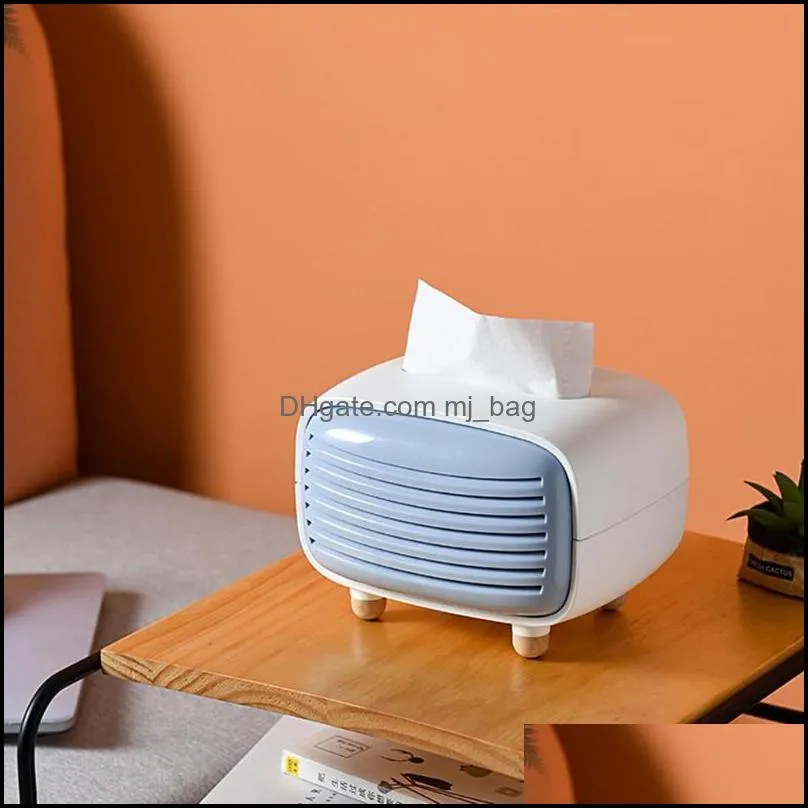 tissue boxes & napkins waterproof creative radio shape box modern simple household durable paper towel storage holder for home living