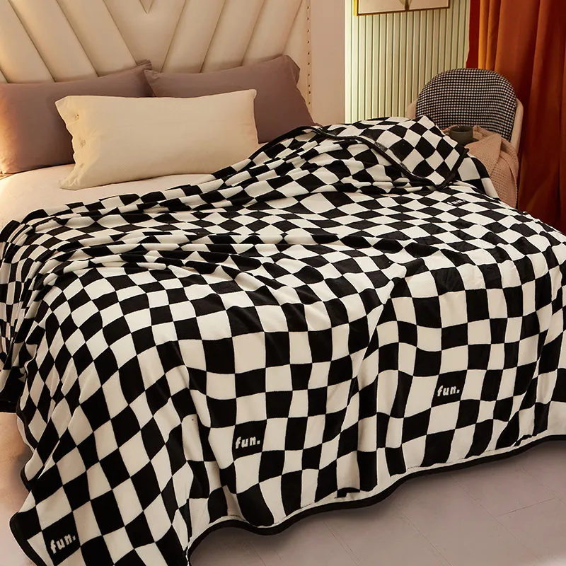 Wholesale sales plaid blankets