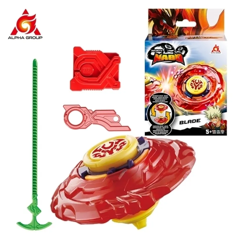 Infinity Nado 3 Plastic Series Set Attack and Balance Spinner Gyro Battle Spinning Top com lançador para presente de brinquedo infantil 220815