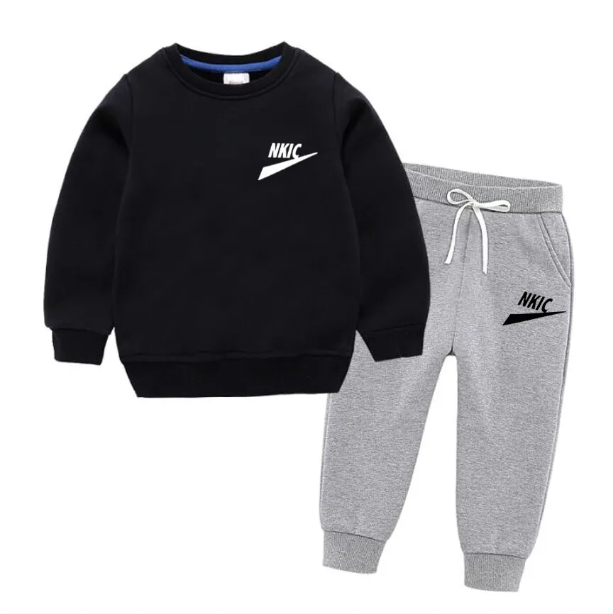 Casual Brand Hoodie Sets Boy Hoodies Teens Spring Sweatshirt Suit Boys Tracksuit Tops Pants 2pcs Set Kids Hooded Sweatshirts Clothes