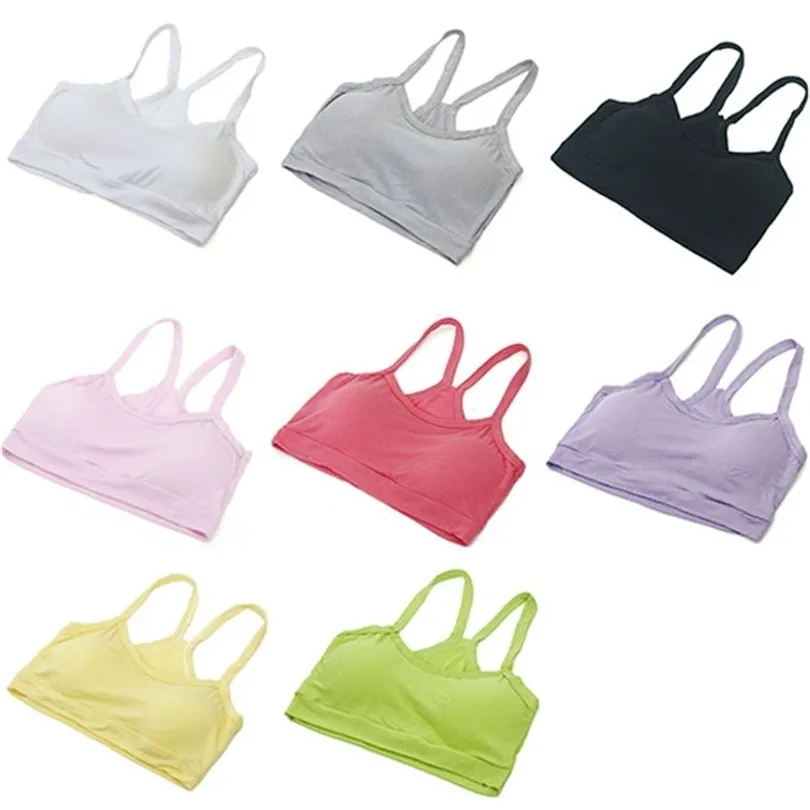 Women's Cozy Sports Gym Multicolored Bras Crop Tops Solid Shirt Tank Tops