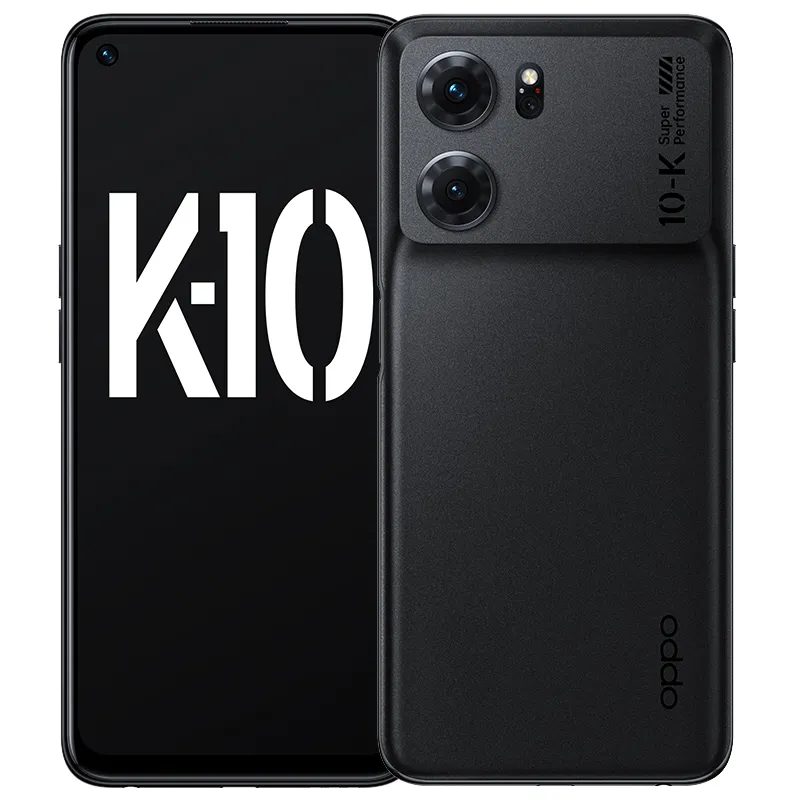 オリジナルOppo K10 5G携帯電話8GB RAM 128GB 256GB ROM MTK DIMENSING 8000 MAX ANDROID 6.59 "120Hzフルスクリーン64MP AF FF NFC 5000MAH FACE ID指紋スマート携帯電話