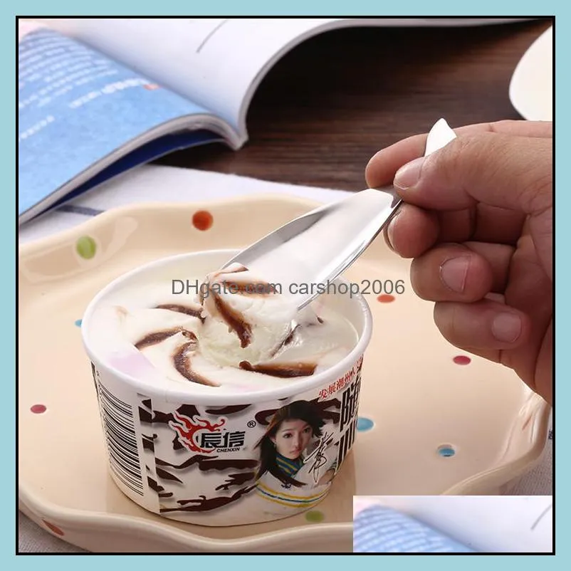 creative two pieces packed stainless steel 304 fish yogurt spoons fish ice cream spoons fish pudding spoons