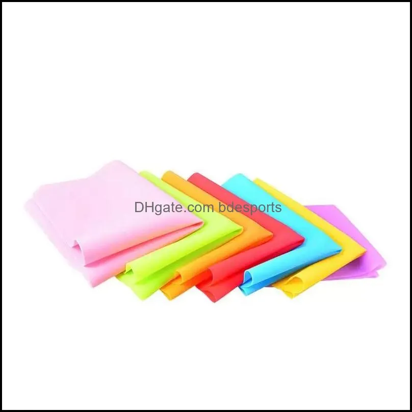 40x30cm Food Grade Silicone Mats Baking Liner Silicone Oven Mat Heat Insulation Pad Bakeware Kid Table Placemat Decoration Mat