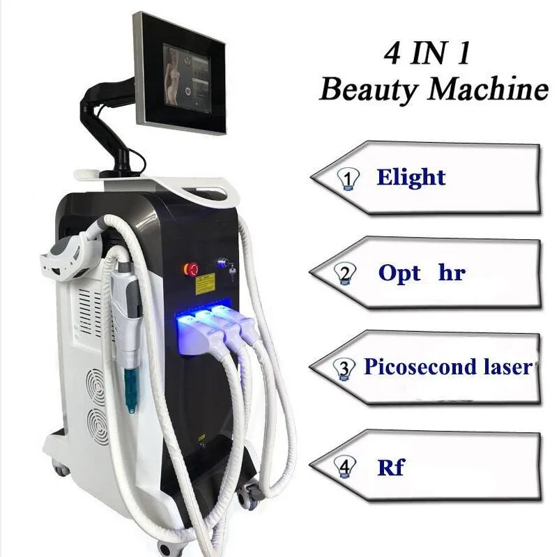 Accessori importati macchina per la depilazione veloce opt ipl rimozione del tatuaggio macchine per il sollevamento della pelle a radiofrequenza 3 maniglie attrezzature per la bellezza del ringiovanimento della pelle