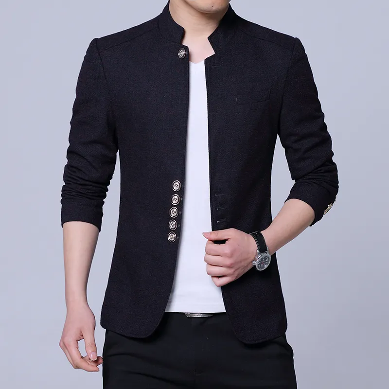 Men's slim best sale collar casual coat