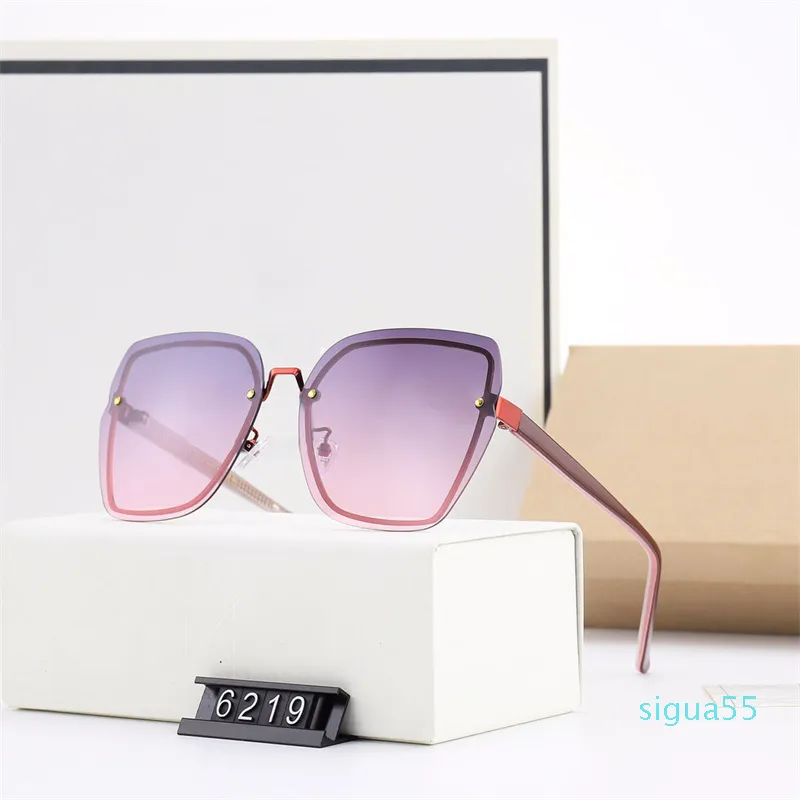 Wholesale-Sunglasses Designer Sunglasses quality resin lens fashion large frame design is suitable for women with various colors