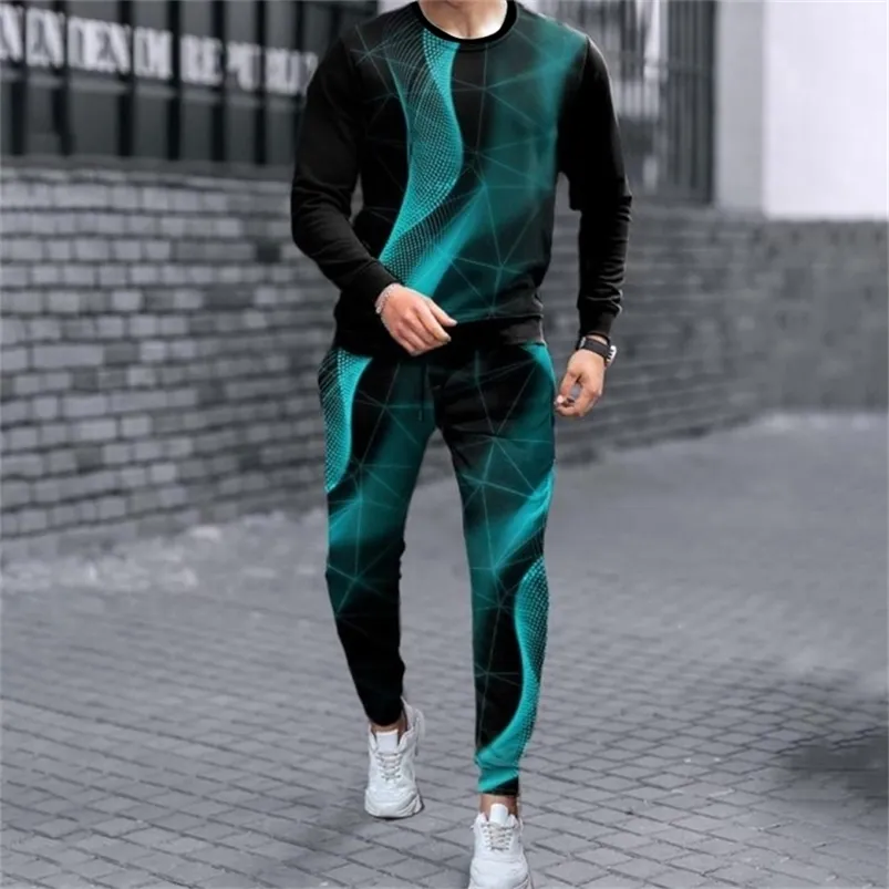 Мужские спортивные костюмы Spring Men Suit 2 Piece Set негабаритная футболка с длинными Sreevestresers Собственная спортивная одежда мужская модная одежда 220826