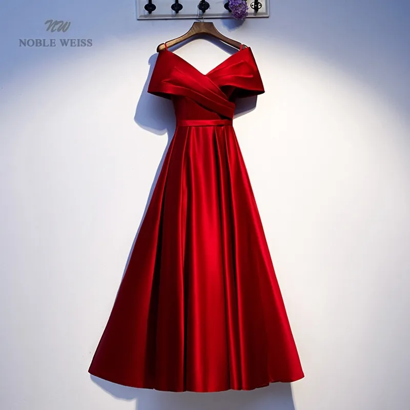 Evening Dress Dark Red V-Neck A-Line Gown for Women Party Night from Dhgate  Urban Sexy Dresses - price 130.86